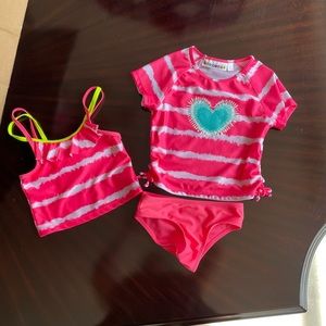 3 piece swim suit